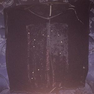 American flag see though shirt